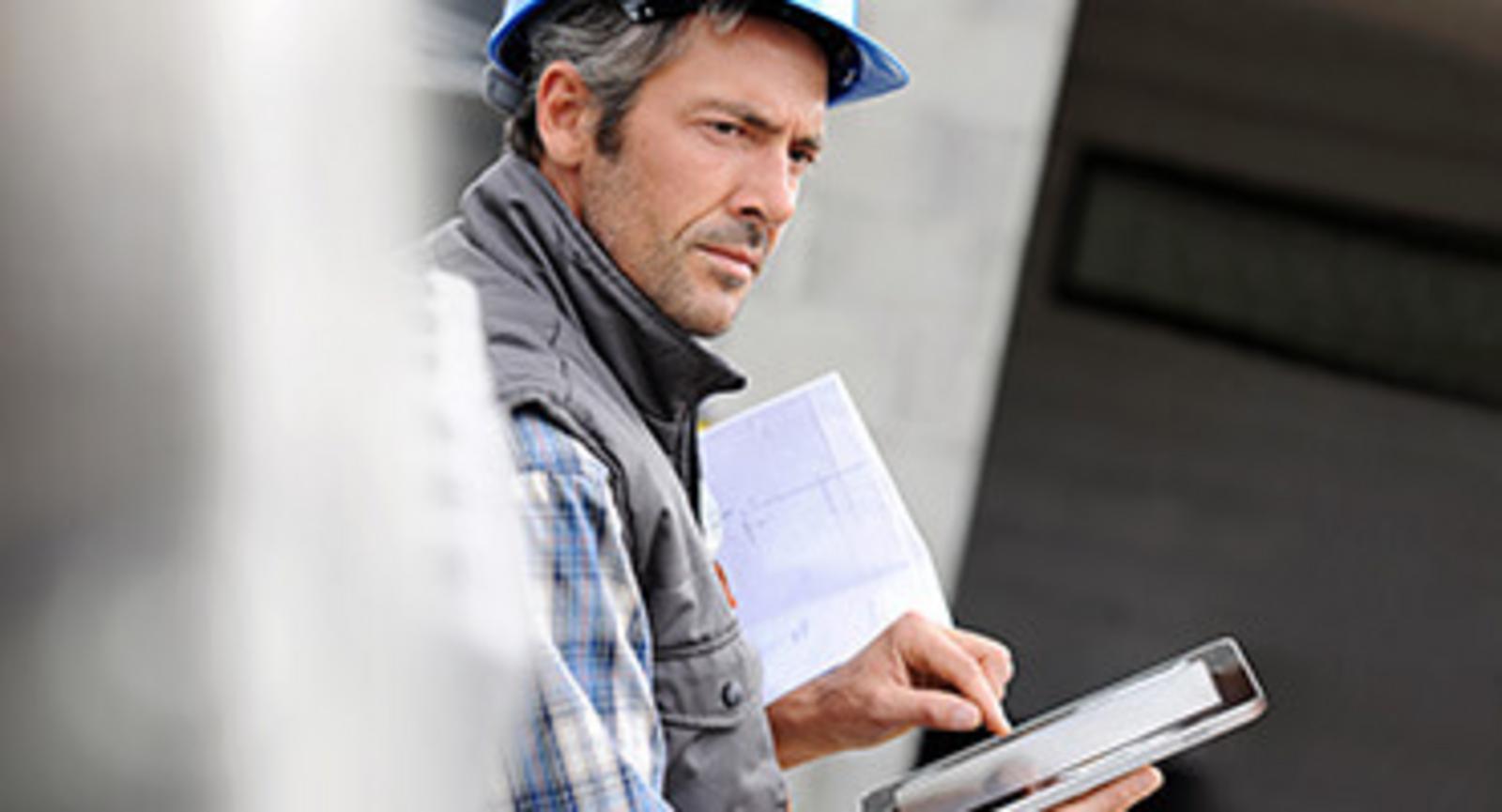 Handwerker Baubeobachtung