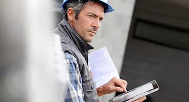 Handwerker Baubeobachtung